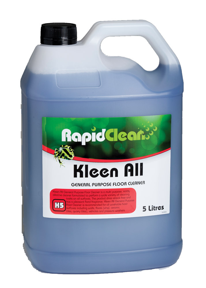 Rapid Kleen All General Purpose Floor Cleaner 5L Hard Floor