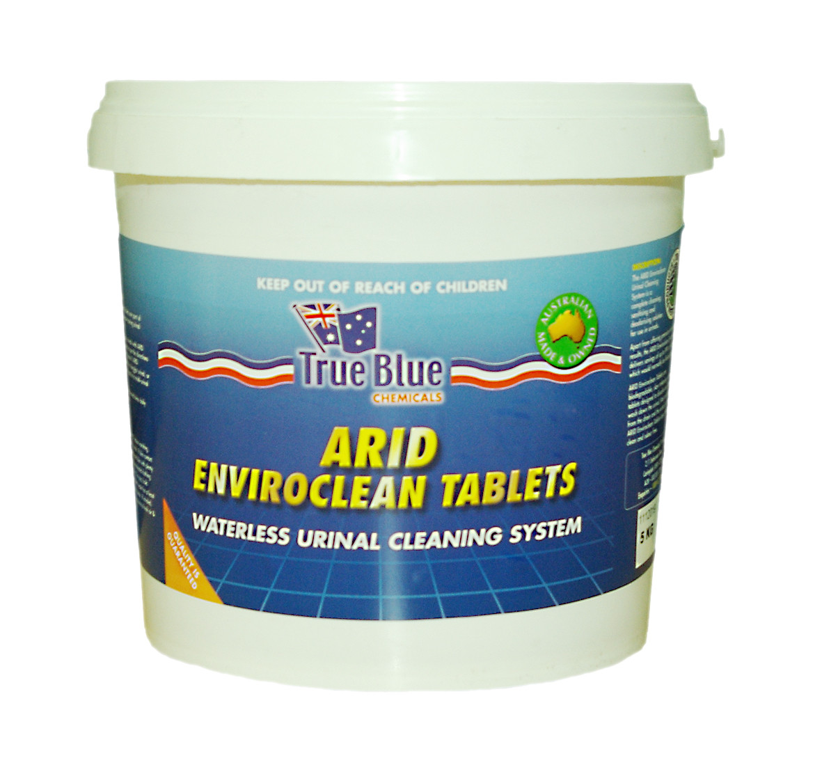 True Blue Arid Waterless Urinal Tablets 5Kg (55 Tablets) Your