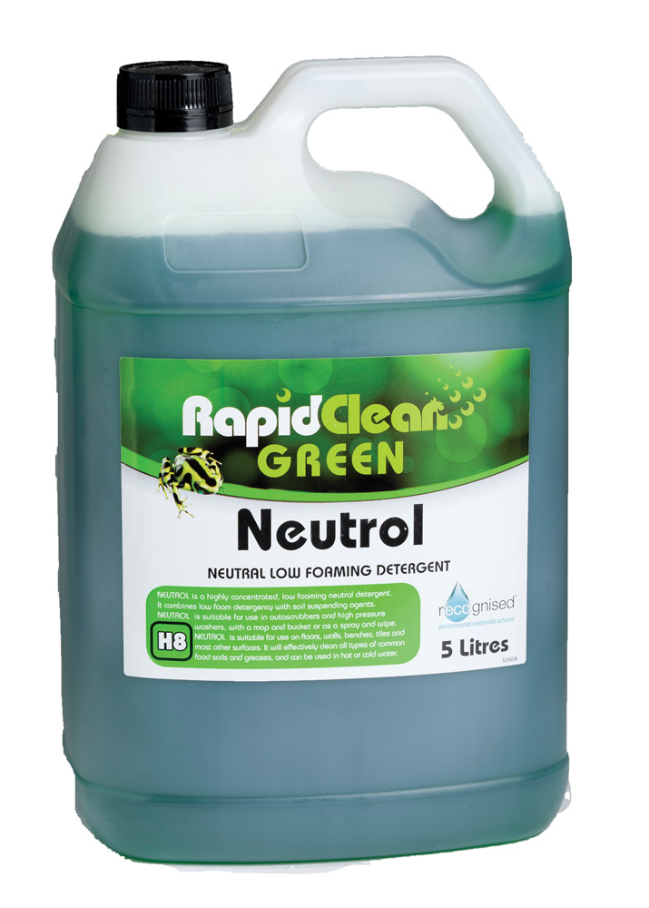 Rapid Green Neutrol Floor Cleaner 5L Hard Floor Chemical Cleaning
