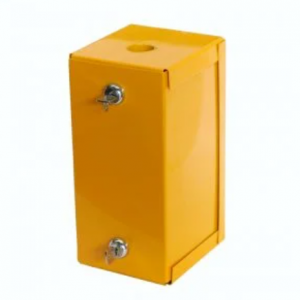 Metal Sharps Container Lockable 1.4L
