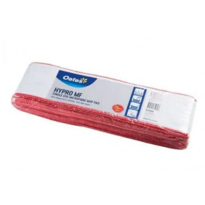 Oates Hypro MF Red Disposable Mop Pads Carton of 400
