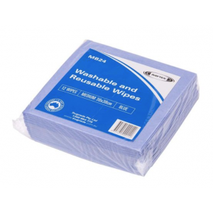 Raytex Medium Wipers Blue Pkt of 12 Carton of 20