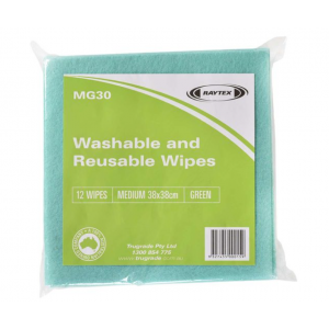 Raytex Medium Wiper Green Pkt of 12 Carton of 20