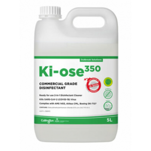 Ki-ose350 Commercial Grade Disinfectant & Cleaner 5L for use in Chemical Fogger