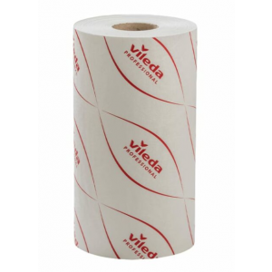 Oates Vileda MicronSolo Microfibre Cloth Roll of 180 Red Carton of 4