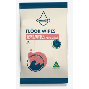 CleanLIFE Floor Wipes Packet of 25
