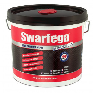 Deb Swarfega Black Box Hand Wipes Tub of 150 Carton of 4