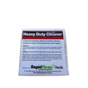 Label For TGS Heavy Duty Cleaner