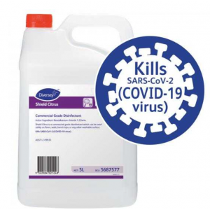 Diversey Shield Citrus Disinfectant Cleaner Deodoriser 5L