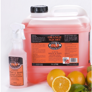 Citrus Resources Orange Squirt Spray and Wipe 15L