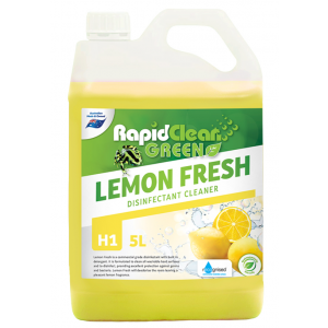 Rapid Green Lemon Fresh Disinfectant Cleaner Deodoriser 5L