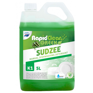 Rapid Green Sudzee Manual Dishwashing Detergent 5L