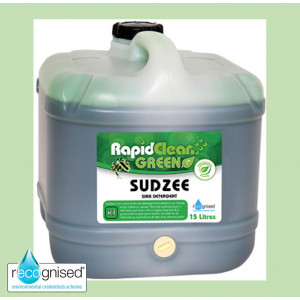 Rapid Green Sudzee Manual Dishwashing Detergent 15L