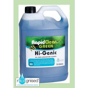 Rapid Green Hi-Genic Washroom and Toilet Cleaner 5L
