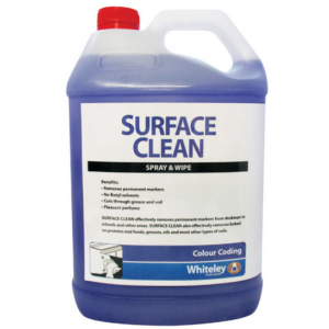 Whiteley Surface Clean Spray & Wipe 5L