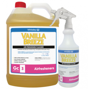 Whiteley Vanilla Breeze Water Based Cleaner Air Freshener 5L