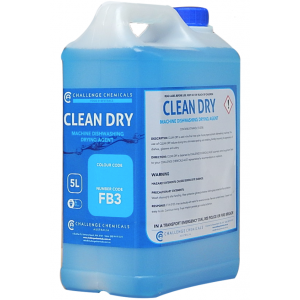 Challenge Cleandry Dishwashing Drying Agent 5L Carton of 3