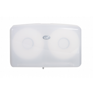 Livi Double Jumbo Toilet Roll Dispenser