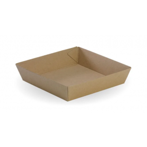 BioPak Compostable Tray #2 17.8 x 17.8 x 4.5cm Carton of 240