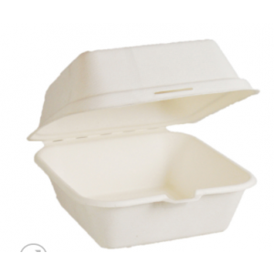 Natural Fibre Burger Clam Large Carton of 500