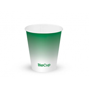 BioPak Cold Paper BioCup Green 200ml/6oz 80mm Carton of 1000