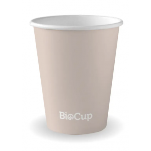 BioPak Stone Single Wall BioCup 280ml/8oz (80mm) Carton of 1000