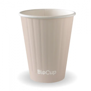 BioPak Stone Double Wall Biocup 255ml / 8oz (80mm) Carton of 1000