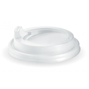 BioPak Large PS Sipper BioCup Lid 90mm White Carton Of 1000