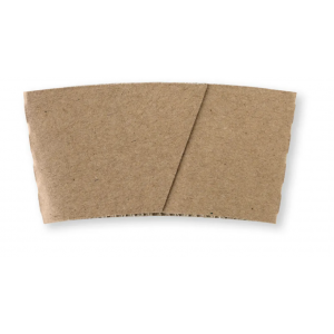 BioPak Paper Cup Sleeve 12oz Kraft Carton Of 1000