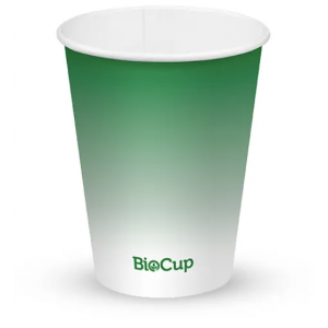 BioPak Cold Paper BioCup 390ml / 12oz (90mm) Green Carton Of 1000
