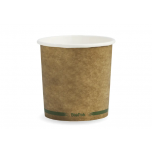 BioPak BioBowl 740ml / 24oz Kraft Carton Of 500