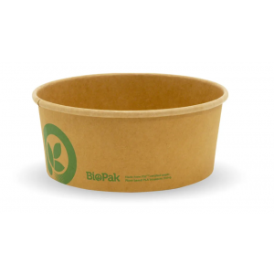 BioPak BioBowl Medium 750ml Kraft Carton Of 400