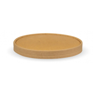 BioPak BioBowl Papper Lid 500-1,000ml Kraft Carton Of 400