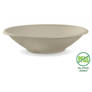 BioPak BioBowl 800ml / 24oz Natural Plant Fibre Carton Of 400