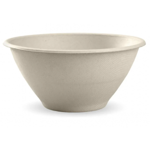 BioPak BioBowl 1,420ml / 48oz Natural Plant Fibre Carton Of 400