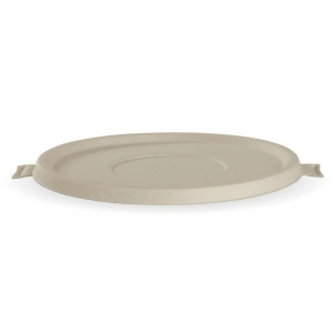 BioPak BioBowl Lid 800-1,420ml / 24-48oz Natural Plant Fibre Carton Of 400