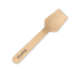 BioPak Wood Ice Cream Spoon 10cm Carton of 2000