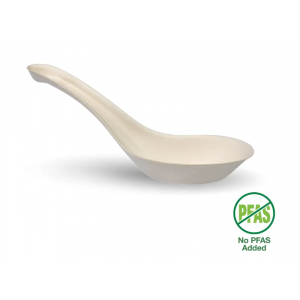BioCane Chinese Soup Spoon White Carton of 1000