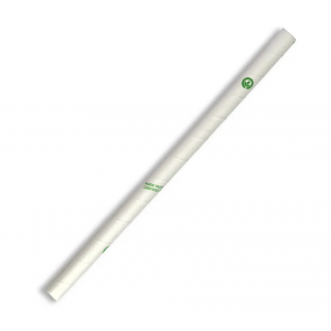 BioPak Jumbo BioStraw 10mm White Carton of 2500