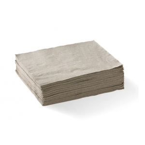 BioPak Lunch Napkin 1/4 Fold 2 Ply Natural Carton of 2000
