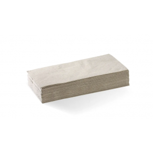 BioPak Quilted Dinner Napkin 1/8 Fold 2 Ply Natural Carton of 1000