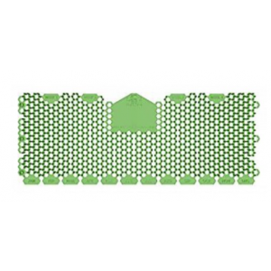 Zeus Large Rectangular Urinal Screen for Urinal Trough Cucumber Melon Pack of 2