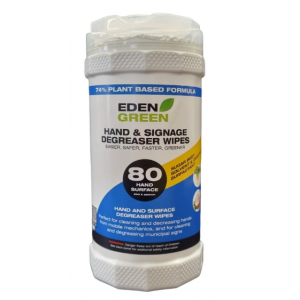 Eden Green Hand and Signage Degreaser Wipes Tub of 80
