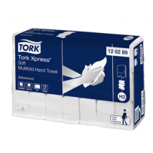 Tork H2 Xpress Soft Multifold Hand Towel 2ply Advanced H2 Ctn 3780