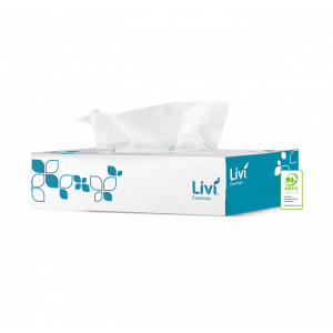 Livi Essentials Facial Tissues 2Ply 100 Sheet Carton of 48