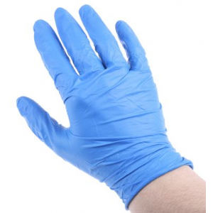 Nitrile Powder Free Disposable Gloves Blue Medium Box of 100