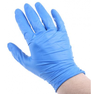 Nitrile Powder Free Disposable Gloves Blue Large Box of 100