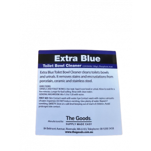 Label For TGS Extra Blue Toilet Bowl Cleaner