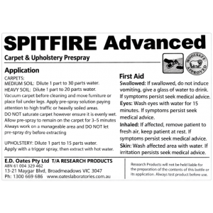 Label For Research Spitfire Advanced