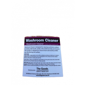 Label For TGS Washroom Cleaner
